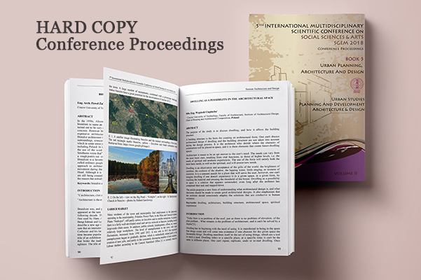 Hard Copy Conference Proceedings  ISSN and ISBN